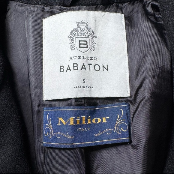 Aritzia Babaton Wool Cashmere Tailored Coat – Italian Milior Buttons – Size S - Picture 9 of 16